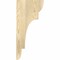 Ekena Millwork New Brighton Rough Sawn Corbel, Douglas Fir, 4"W x 10"D x 22"H COR04X10X22NEB00RDF - alternate 3